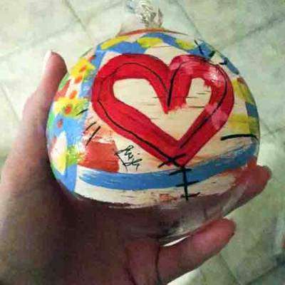 BOMBONIERA MATRIMONIO CON CUORE ROSSO