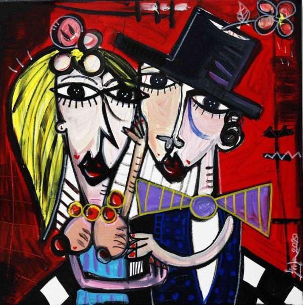 Quadro moderno sul matrimonio