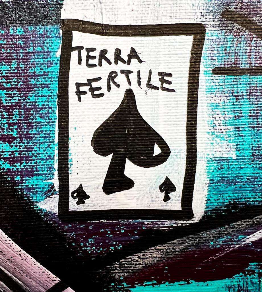 quadro moderno con titolo Terra Fertile di Siviglia quadro moderno con titolo Terra Fertile di Siviglia