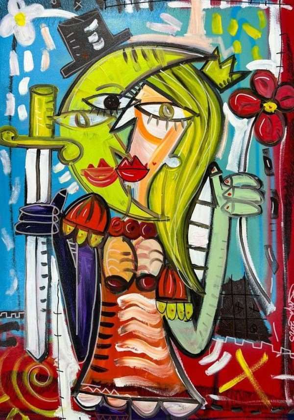 La coraggiosa, quadro moderno diritto delle donne