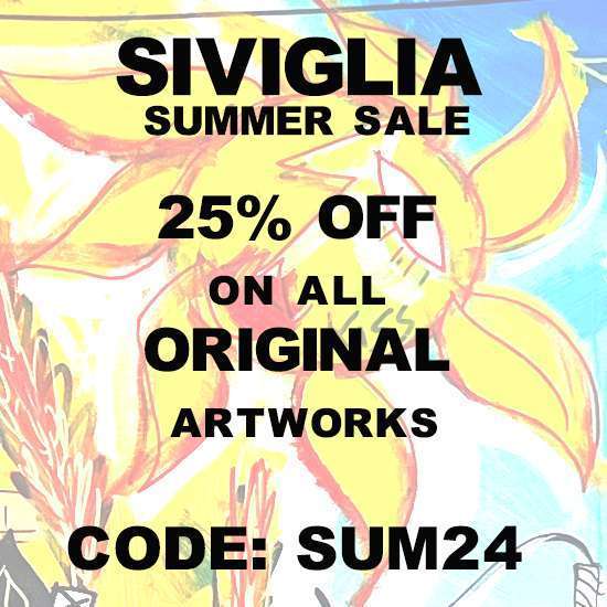 Original Paintings by Alessandro Siviglia with 25% discount valid until September 30, 2024