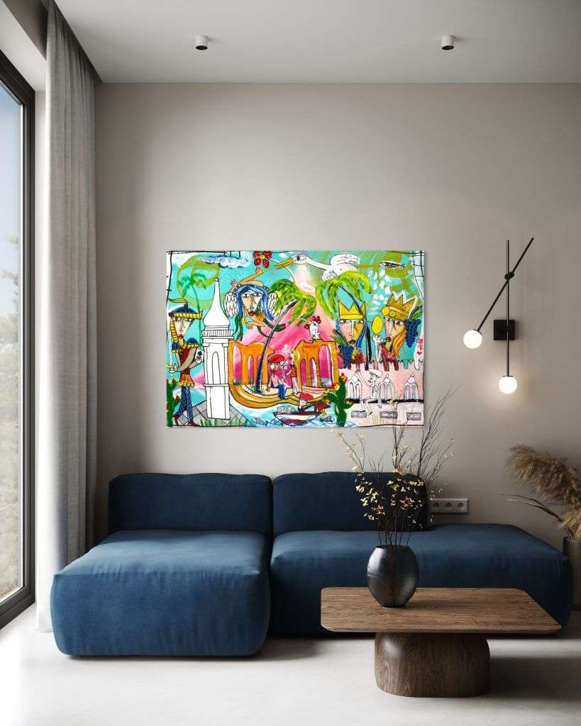 quadro grande per arredare soggiorno perfetto per divano blu paesaggio contemporaneo quadro grande per arredare soggiorno perfetto per divano blu paesaggio contemporaneo