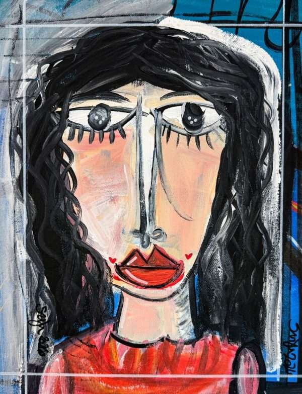 Ritratto di Mia Sorella, 32x24 cm olio su tela